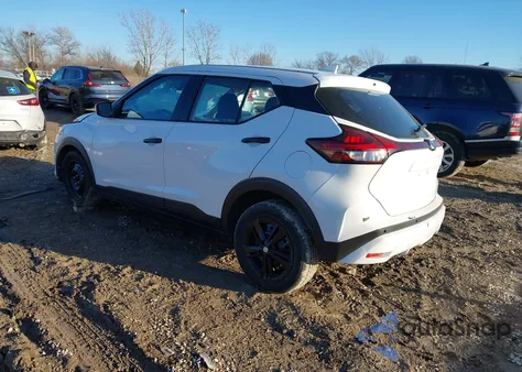 2021 Nissan Kicks S Xtronic Cvt z USA, uszkodzony, nr VIN 3N1CP5BVXML472989